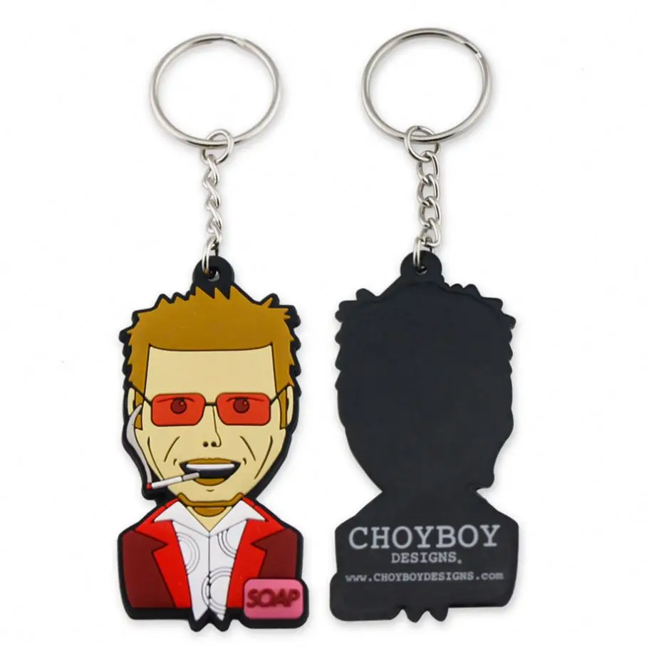 China Factory Supplied Top Quality Wholesale Rubber Band Gun Key Chain Pvc Key Chain Bike