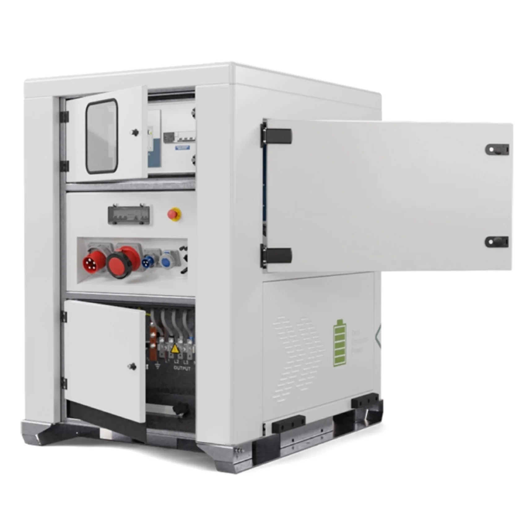 All in One Industrial Portable Battery Power Generator Mobile Energy Storage System with Solar Input