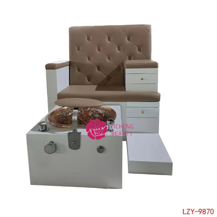 Yicheng Beauty Modern Design Salon Massage Table Pedicure Foot Spa Chair Luxury Manicure Pedicure Chair salon Furniture for Sale
