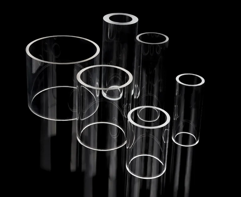 Customized High Temperature Resistance Quartz Glass Pipe Quartz Glass Tube for Diverse Size