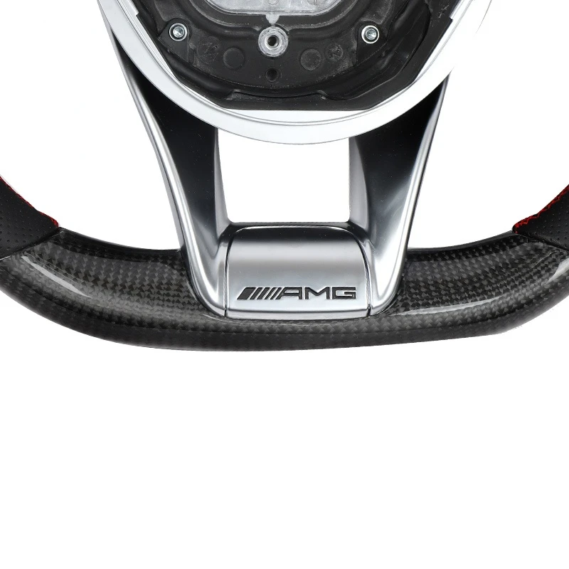 Custom Alcantar carbon fiber steering wheel For ben z 2015-2018 E43 CLS63 AMG GT C63S E63S racing wheel convertible