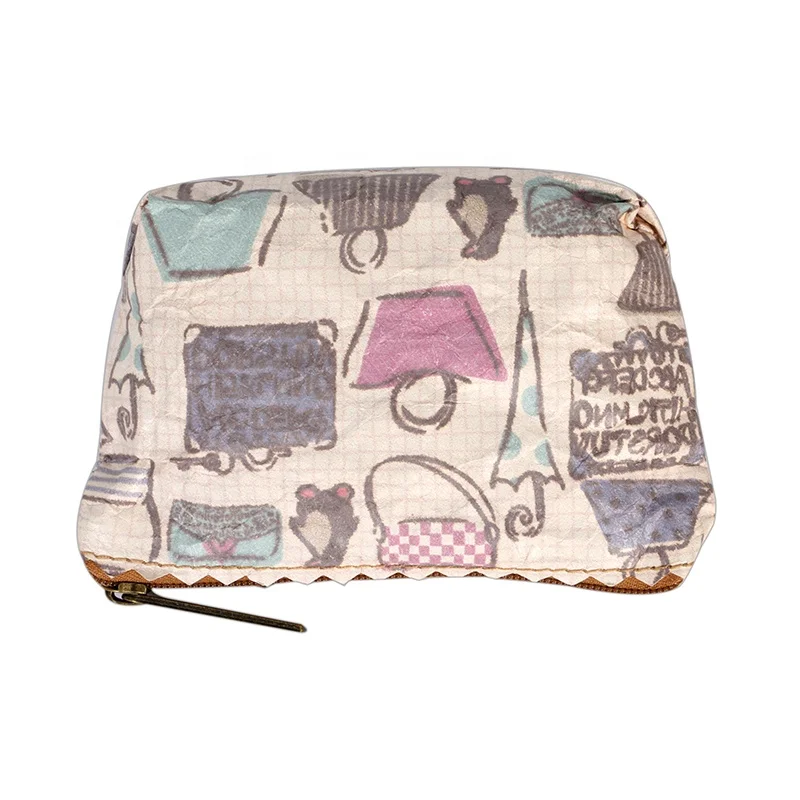 OEM printing  durable coin  purse environmentally friendly wallet  daily life  storage bag Tyvek  paper  waterproof  wallet