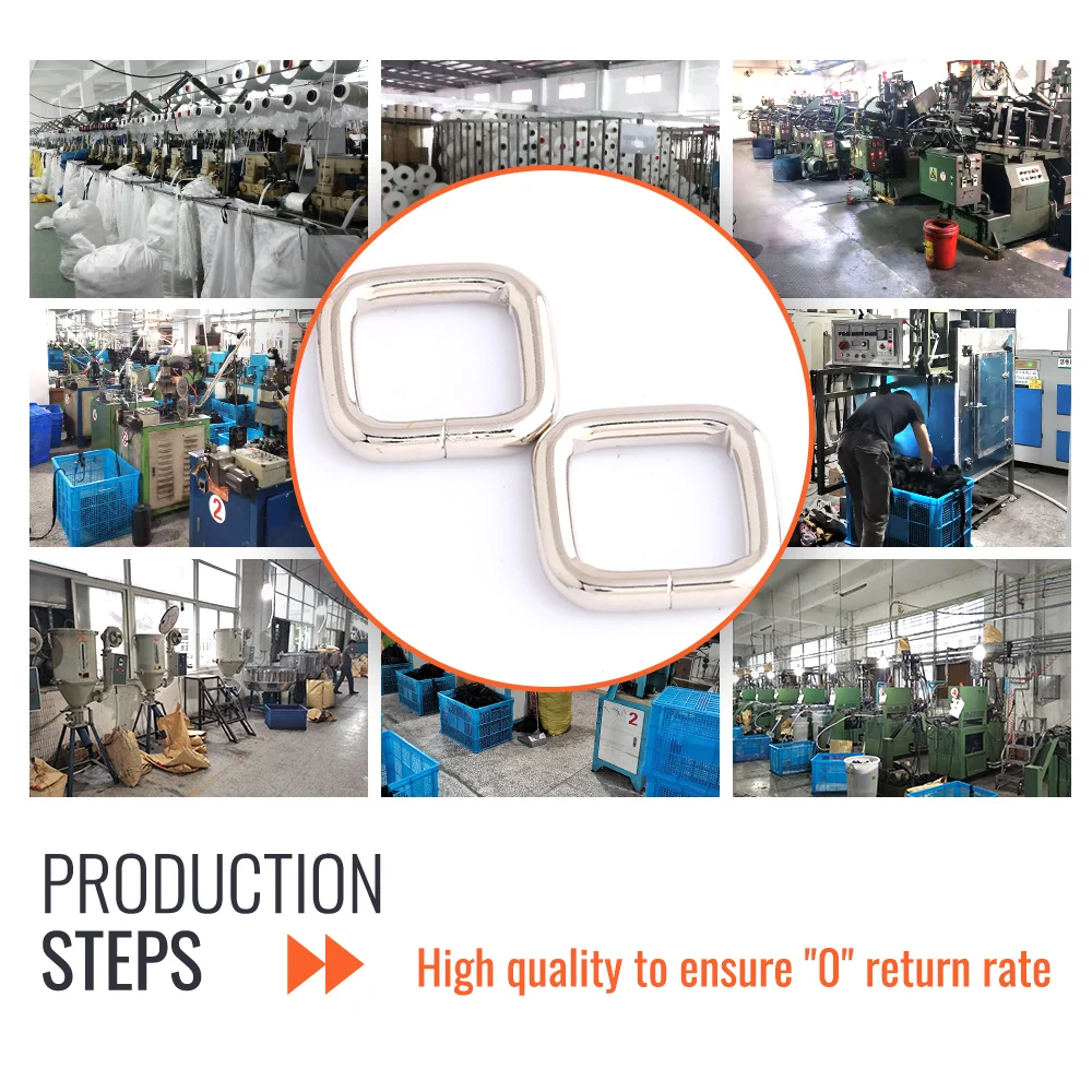 Wholesale 20mm 25mm 32mm metal buckle for handbag accessory hardware iron buckle