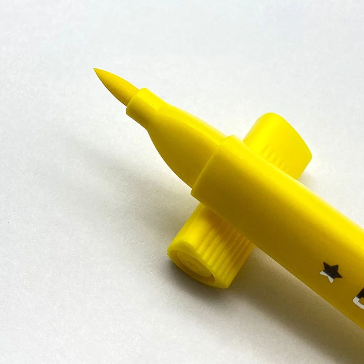 factory highquality  low MOQ cheap felt tip water color brush pens 2mm watercolor brush marker pen for artist kids drawing