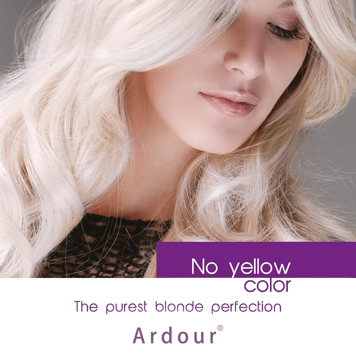 Silver Purple Shampoo Neutralizes Yellow Tones Color Depositing Toning For Color Treated Blonde Grey and Platinum Hair Vegan