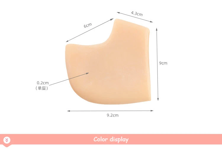 Gel Silicone Heel Protector Heel Cups Spurs Cracked Plantar Fasciitis Gel Heel Pads Sleeve Socks Feet Care Skin Repair Cushion
