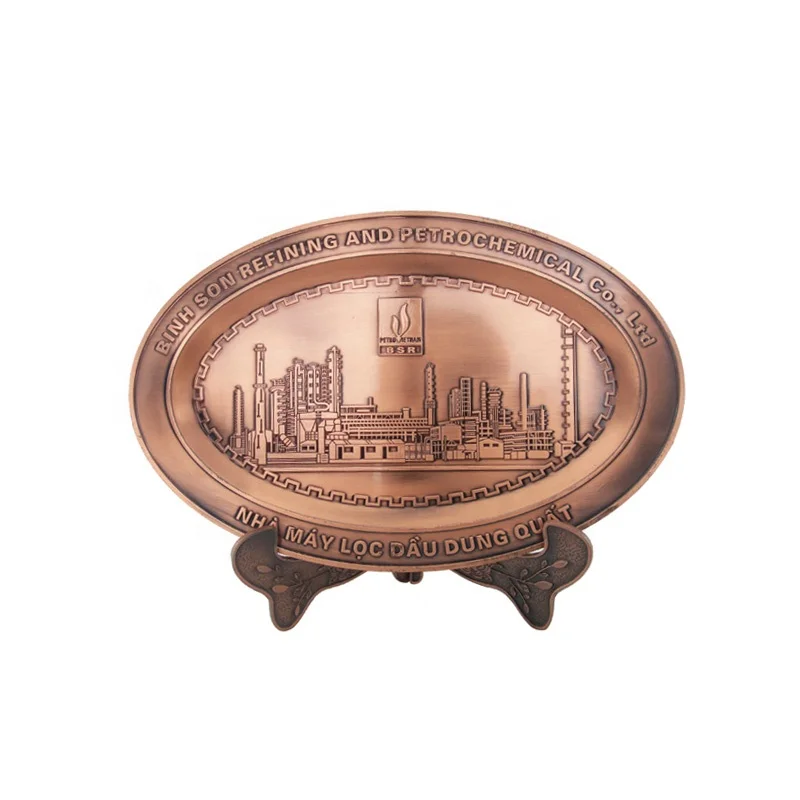 custom bulk stamping thin metal gold cool name plate manufacturer