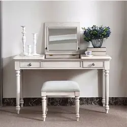 Italian solid wood oak dressing table Custom furniture