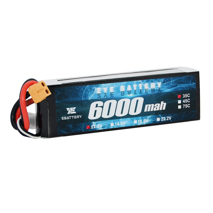 11.1v 14.8v 22.2v lipo battery 3S4S6S aircraft batteries lipo  5000 5200 6000mah 35C 45C 75C for rc plane aircraft