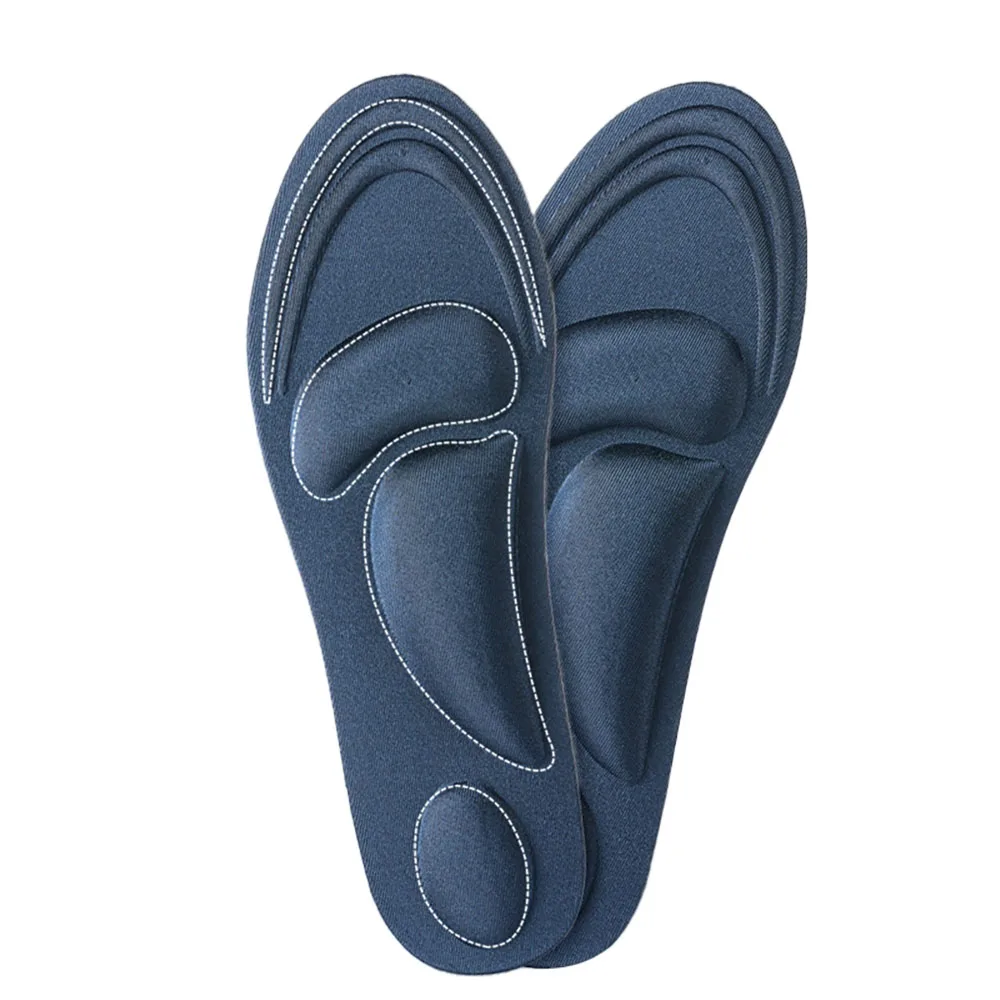 Soft Sweat Absorbing  4D acupressure magnetic insoles for feet massage foot shoe accessories cloud insole