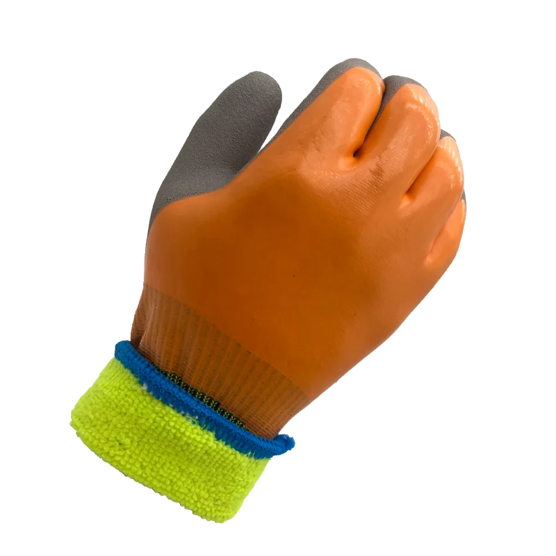 NMsafety Foam Latex Glove with Logo Double Coated Outdoor Thermal Gloves Waterproof ANSI Warm Working Gloves
