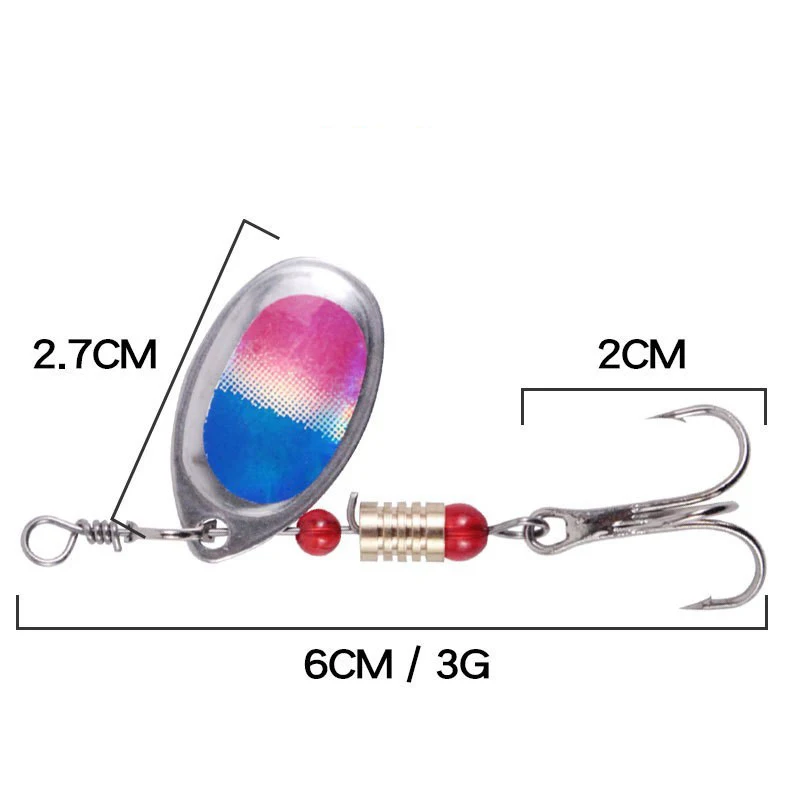 Metal Spoon Spinner Fishing Lure 16pcs Set Spoonbait Crankbaits Fishing Wobblers for Pike Crochet Kit Artificial Bait