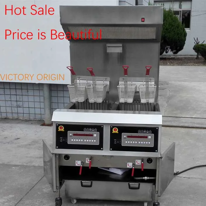 Two-cylinder Gas Fryer Top Sale High Quality And Lower Price Double Tank 60~200 Temperature Range Churro