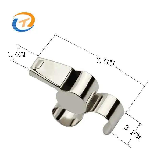 Referee Standard Metal Whistle Finger Grip Whistle Hockey Soccer  Referee