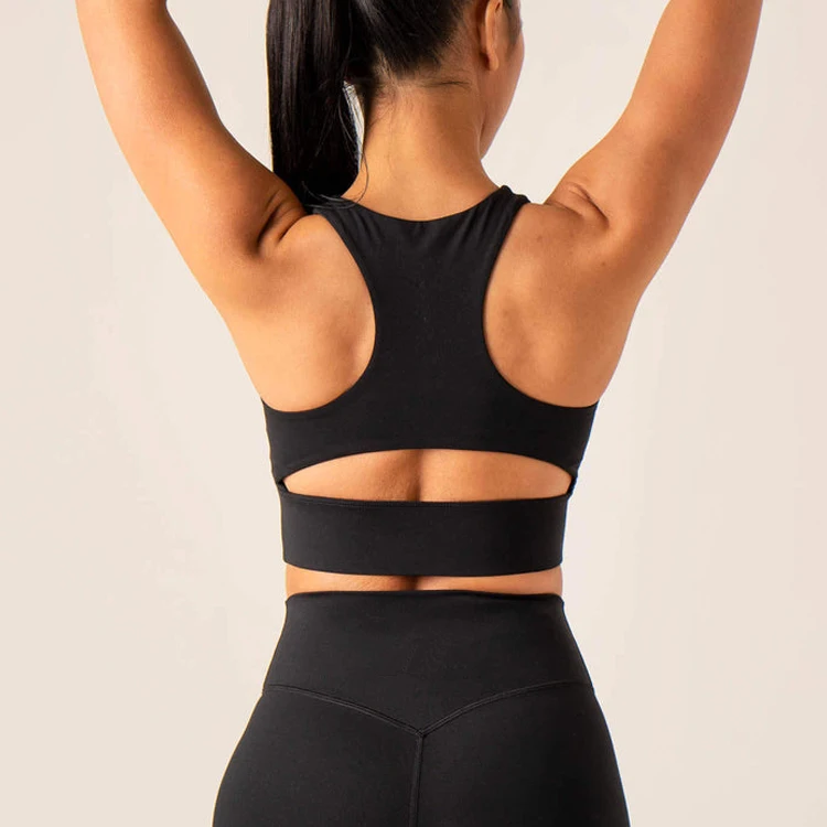 Wholesales OEM Service Custom Logo Printing High Impact Comfortable Good Skin Touch Women Yoga Bras Pattern Sports Bras