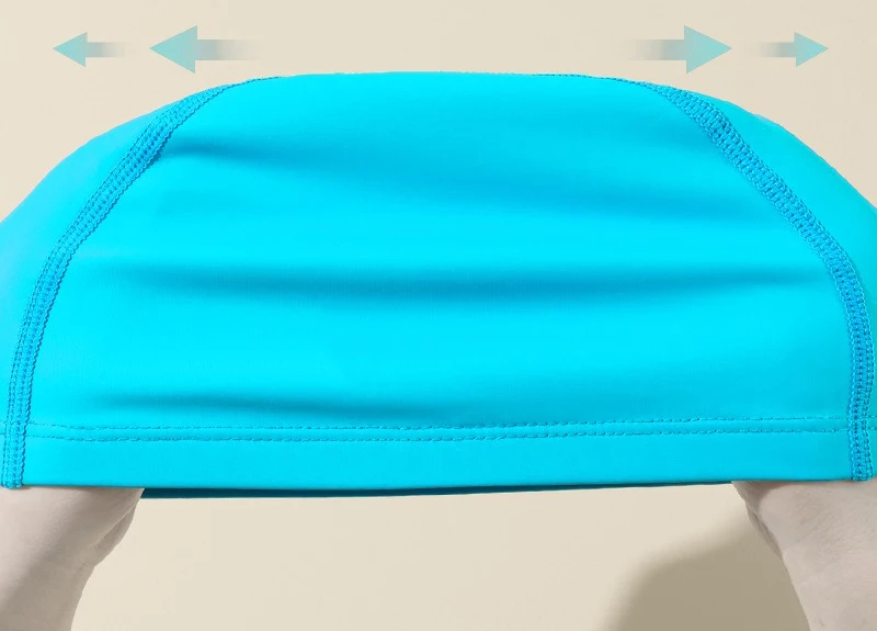 Hot Sale Pool Swimming Hat Custom Logo Printed Elastic Different Size Adult Kids Lycra Swim Cap