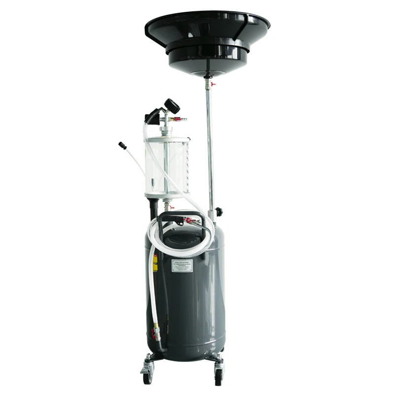 Extra wide and large oil collecting basin waste oil recycling machine car maintenance equipment