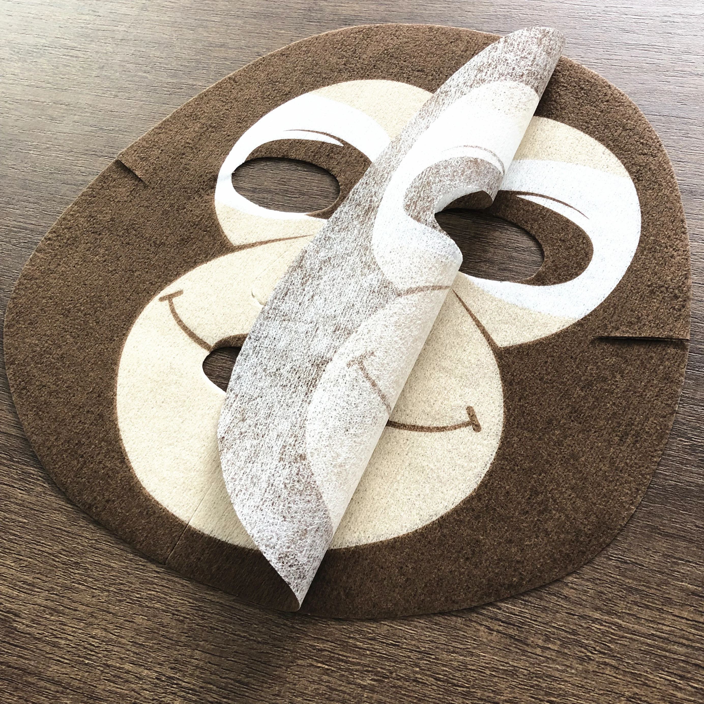 Novel design animal mask cloth a variety of mask materials monkey pattern mask custom face shape