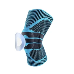 Спортивный защитный компрессионный баскетбольный 3D регулируемый ремень на шарнире с пружинными подушечками ремень рукав коленный фиксатор колена