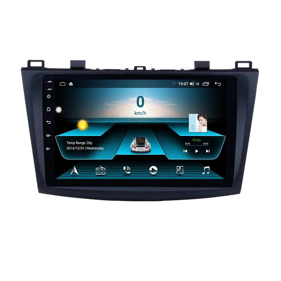 2DIN Quad-Cord Android 10 Car radio For mazda 3 2009-2012 9 Inch Multimedia Player car stereo screen for car