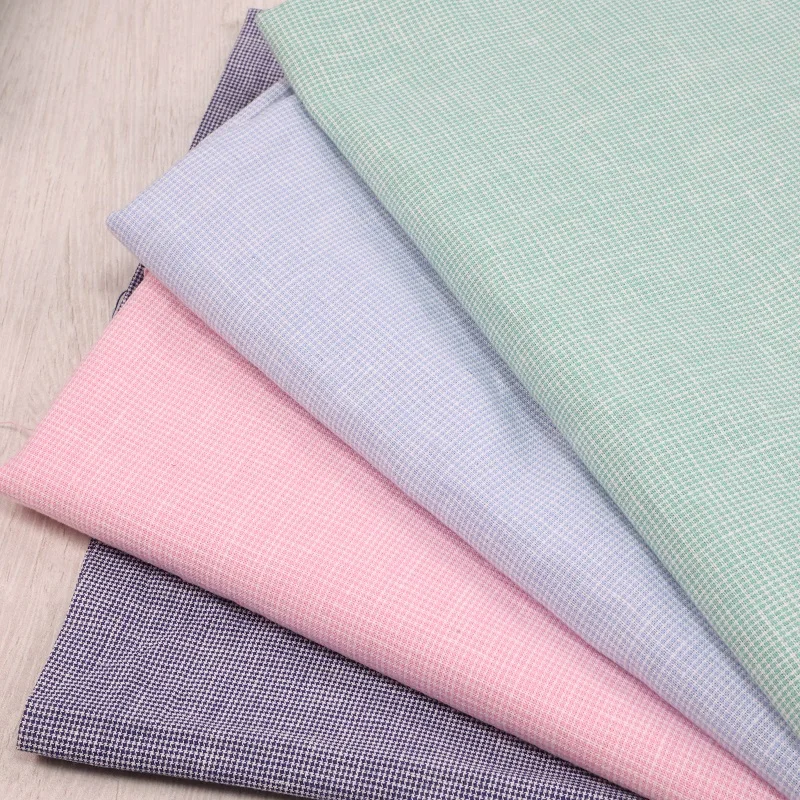 China Factory TOP Wholesale Yarn Dyed Linen Cotton Fabric For Fashion Shirts