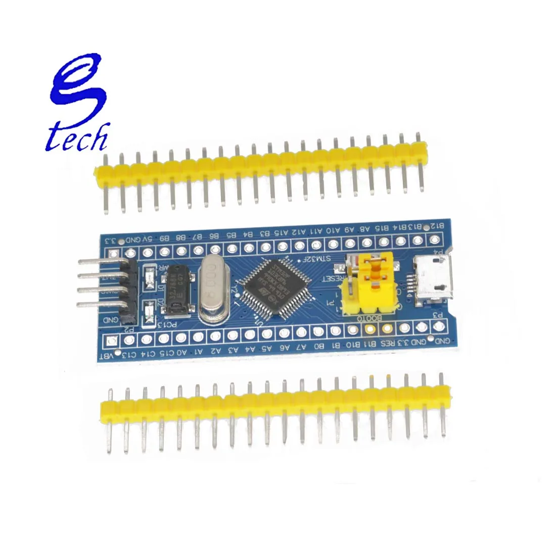 STM32F103C8T6 Hot Selling ARM STM32 Minimum System Development Board With yellow needle arrangement  STM32F103C8T6
