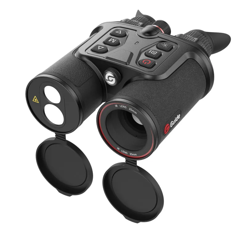 Hunting binocular band rangefinder functional infrared thermal imaging night vision