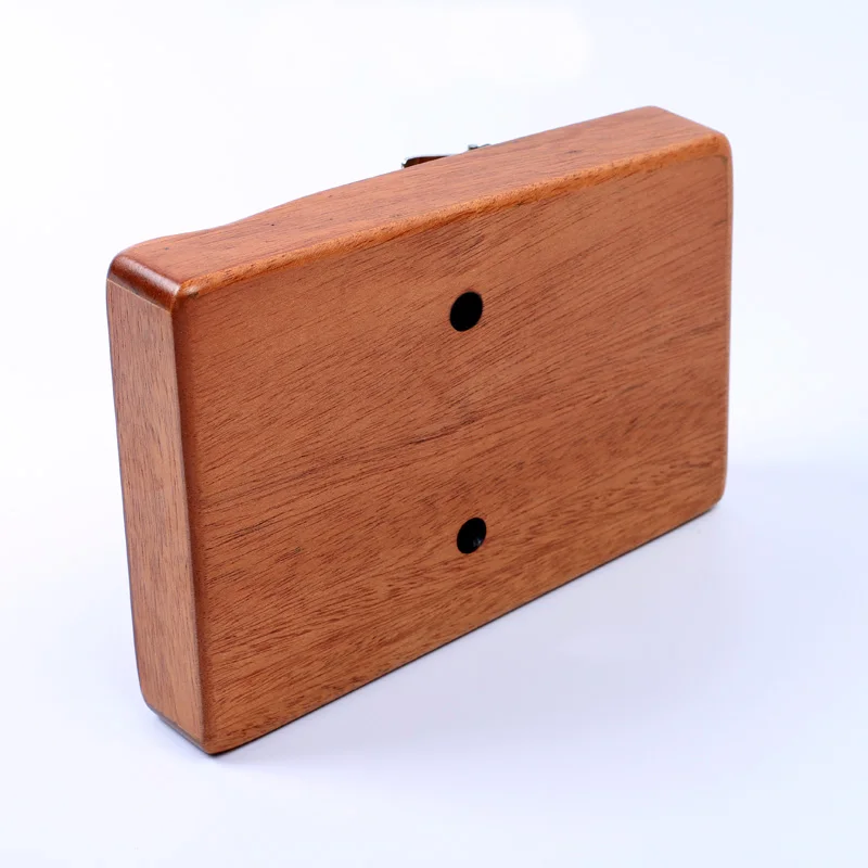 2023 Wholesale Solid Mahogany Wood Kalimba 17 Keys Finger Piano for Gift