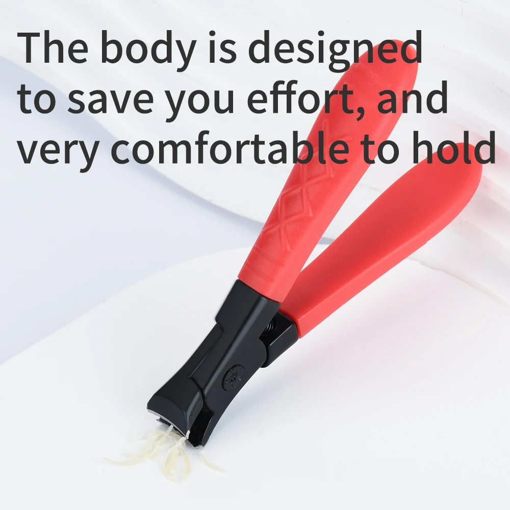 Ultra Wide Jaw Opening Toenail Clipper Thick Nails Heavy Duty Stainless Steel Fingernail Clippers for Seniors