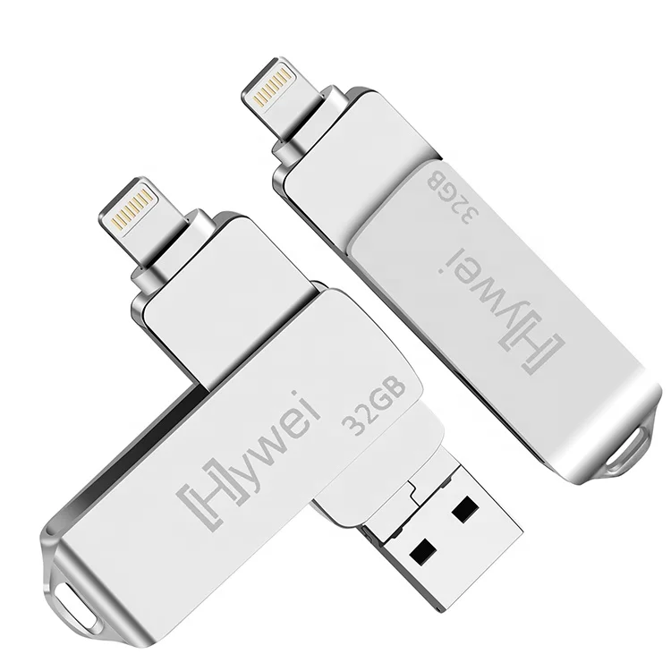 
High Speed 3 in 1 OTG USB flash drive Swivel USB OTG 16GB 32GB 64GB 3.0 usb stick for iPhone Android PC without logo 
