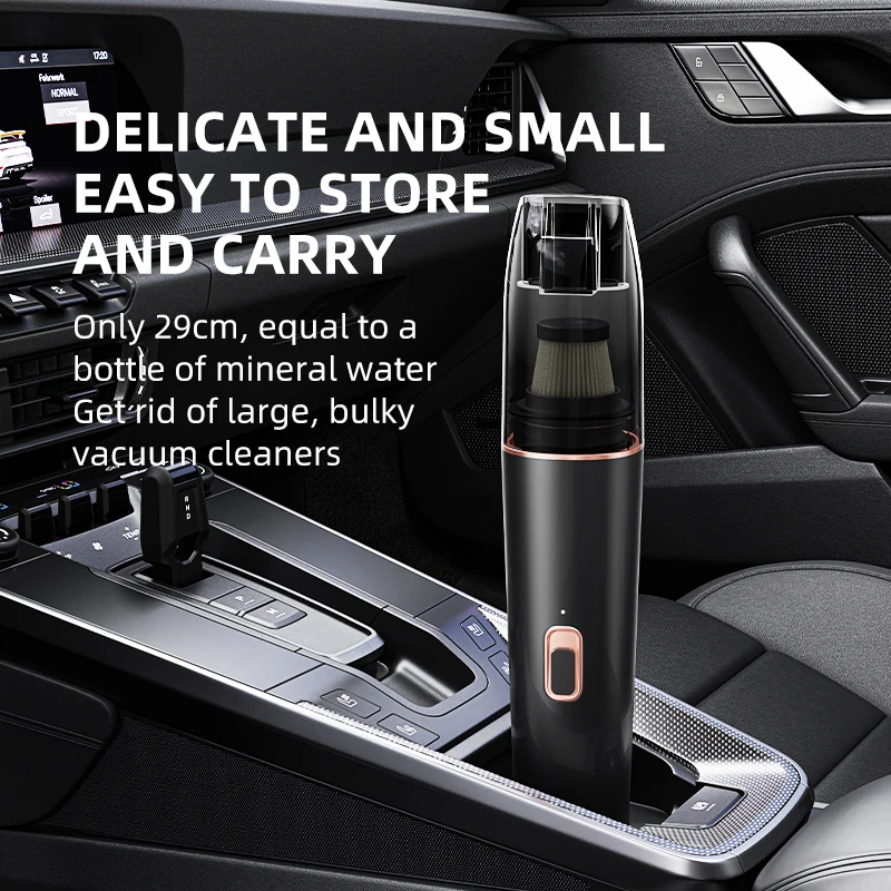 Portable Cordless Car Vacuum Cleaner Wireless Automotive Dust Catcher Cyclone Suction Mini Handheld Powerful Car Vacuum Cleaner