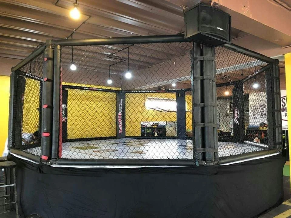 New design hot sale Custom logo competition standard UFC elevated MMA Boxing cages Octagon