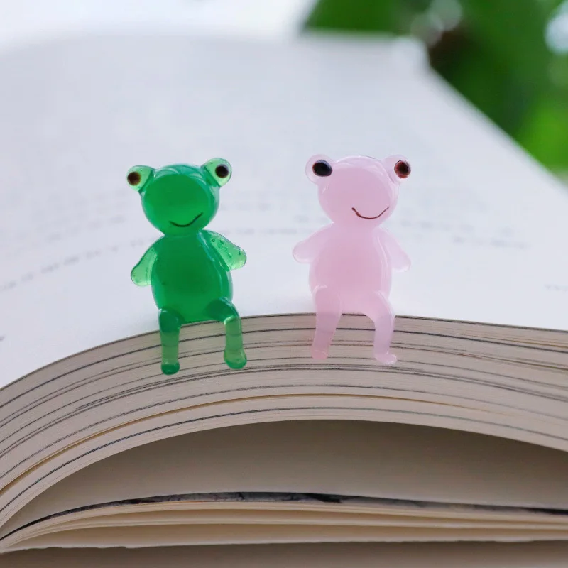 Hot Sale Glass Crafts small animal  Miniature glass animals decoration Frog figurine ornaments
