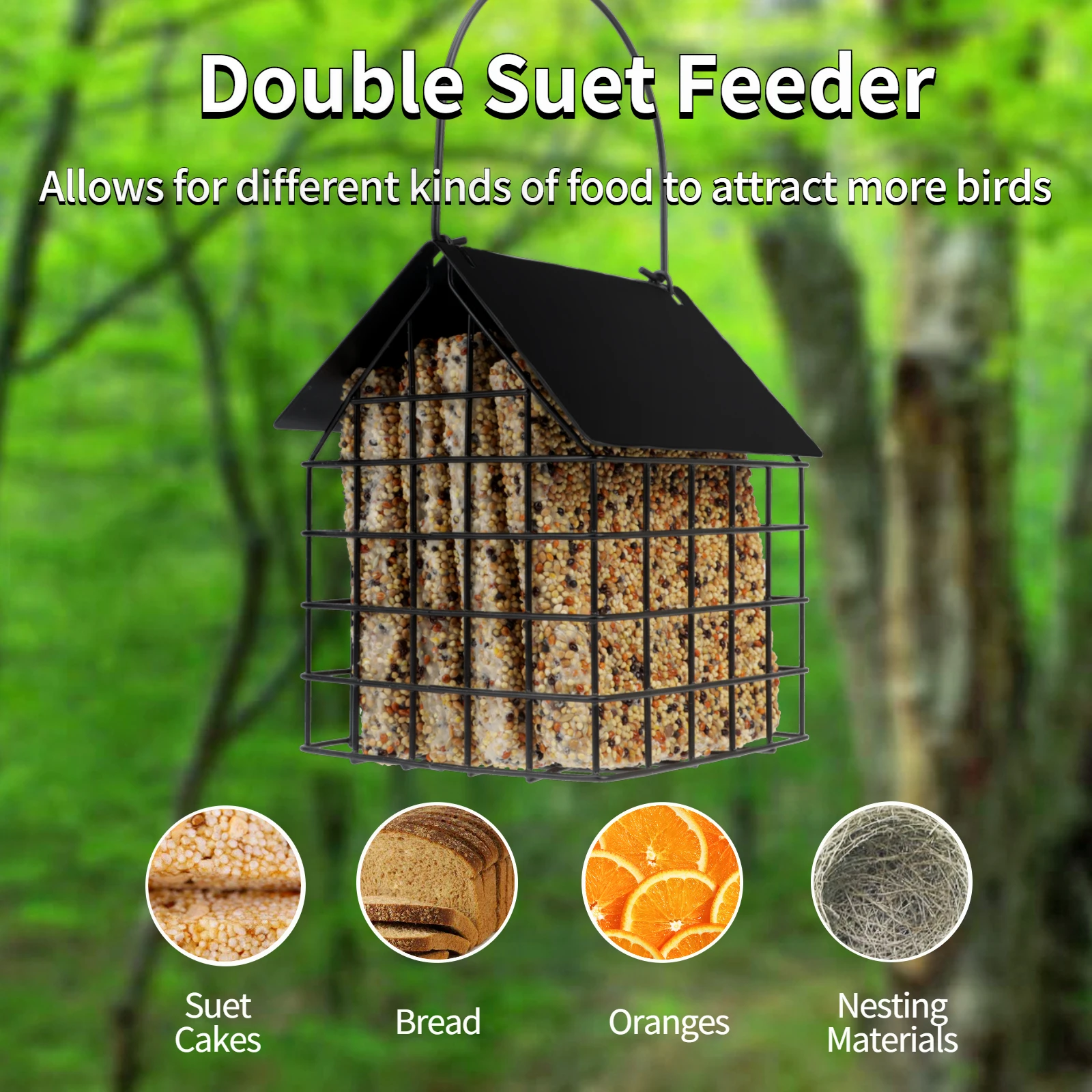Bird Feeder Outdoor Rain proof house type bird feeder