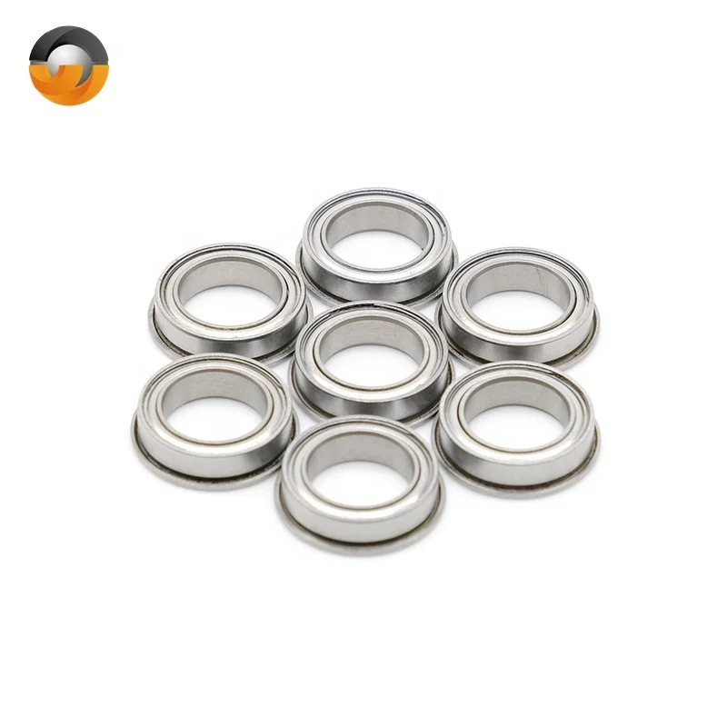 High Stable Quality Small Size Ball Bearing Steel Seri Anti Friction Metal Seal Flange Bearings Supplier FR1810ZZ 8x12.7x4mm