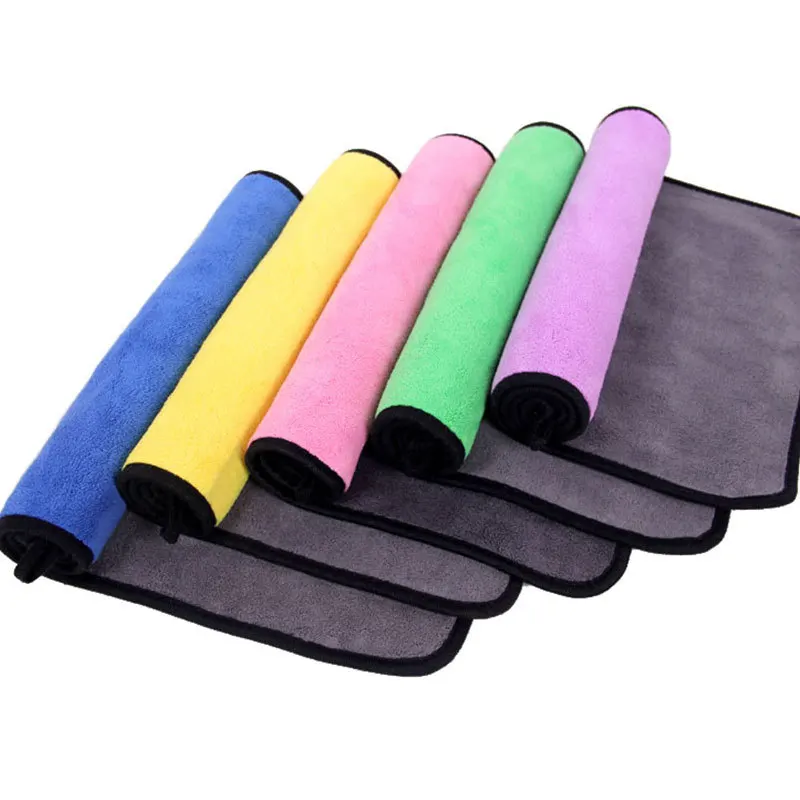 High Quality Quick Dry Car Cleaning Towel Microfiber Coral Fleece Cloth Car Cleaning Microfiber Magic Microfiber Terry Towel