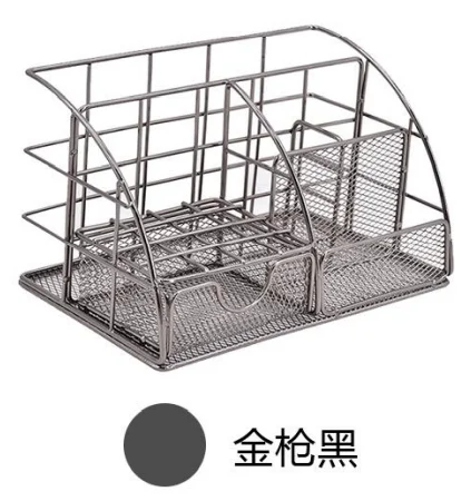 Wire Mesh Desk Organizer Customized Desktop Stationery