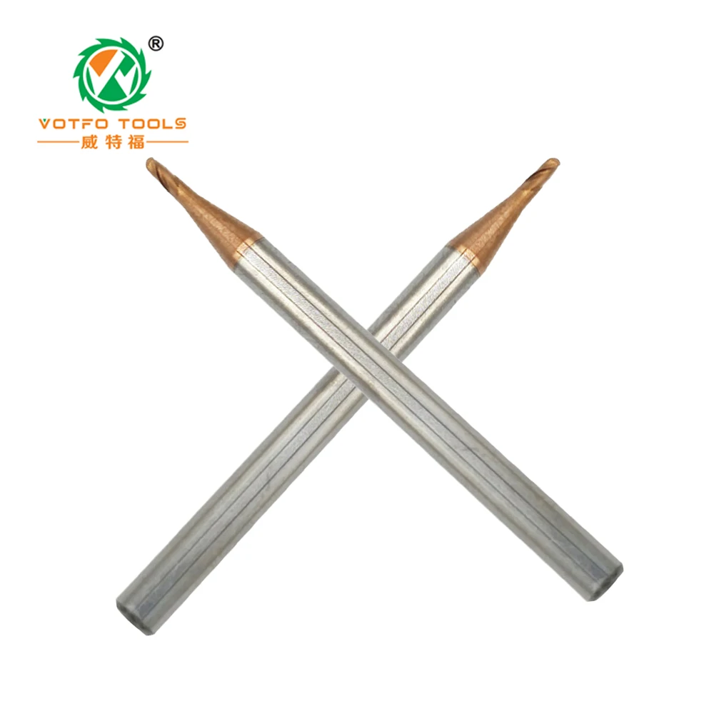 
Micro integral alloy nano - coated end milling cutter for aluminum and steel 