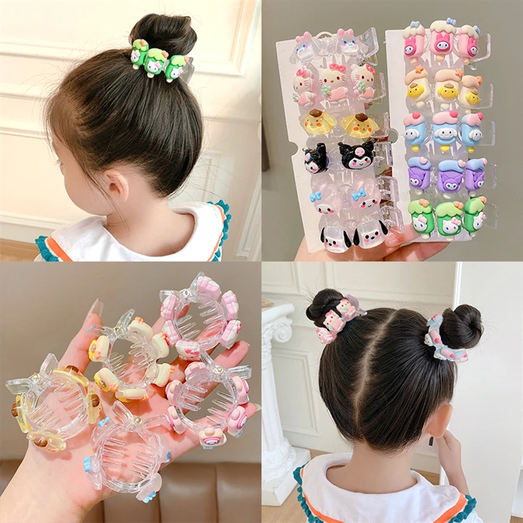 Maruko Hair Ornaments Lazy Clip Plate High Ponytail Fixed Artifact Girls Accessories