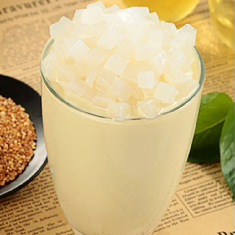 
Best ingredient coconut pulp/nata de coco compressed jelly for dessert or bubble tea 