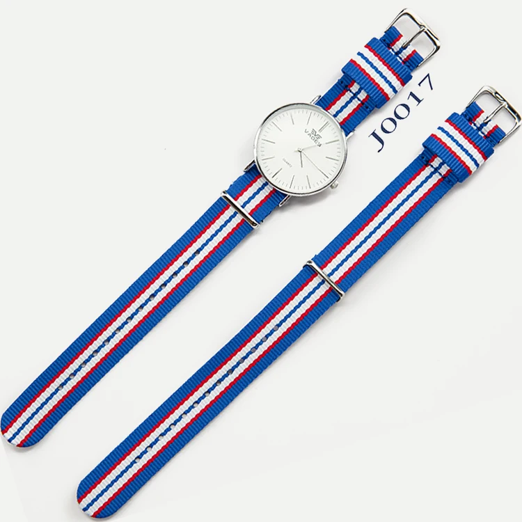 G10 Regimental Classic 16 18 20 22 24mm striped nylon strap watch for smart watch