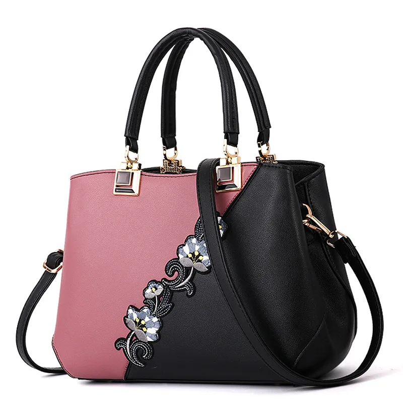 Custom Chinese Traditional Flower Vase Fashion Bolsos Pu Leather Tote Luxury Bolsa Feminina De Couro Bags Women Handbags Ladies