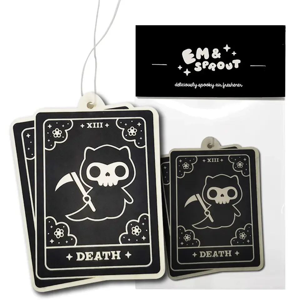 Halloween Classic Horror Characters Car Air Fresheners Incense Chips Scented Ornament Car Rearview Mirror Pendant Scary