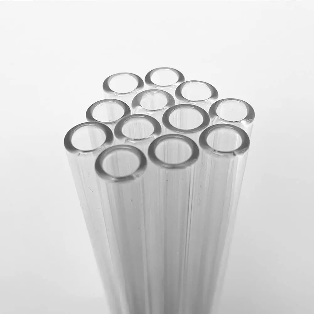 Custom transparent neutral borosilicate glass tubes for pharmaceutical ampoules and vials