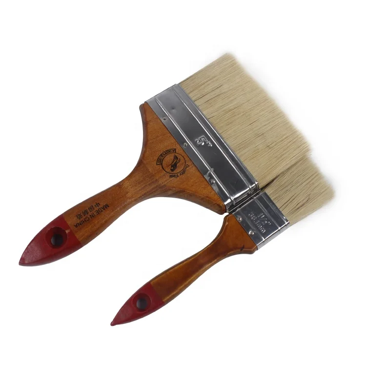 Factory Directly Provide Paint Brush Wood Handle High Quality Bulk Paint Brushes with Various Sizes
