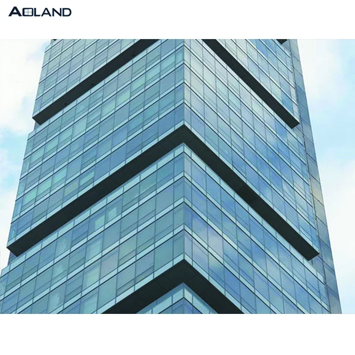  Строительные материалы Aoland алюминиевая Светоотражающая/закаленная/ламинированная стеклянная занавеска для