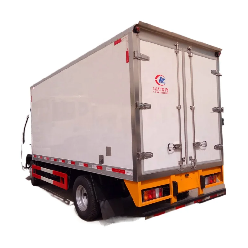 ISUZ-U 4X2 Corrugated Steel cargo van truck 3.5 tons van cargo truck