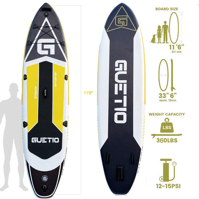OEM ODM Paddel 351cm pvc customizable board sup bord wholesale sup paddle board surfing water sports inflatable sup board
