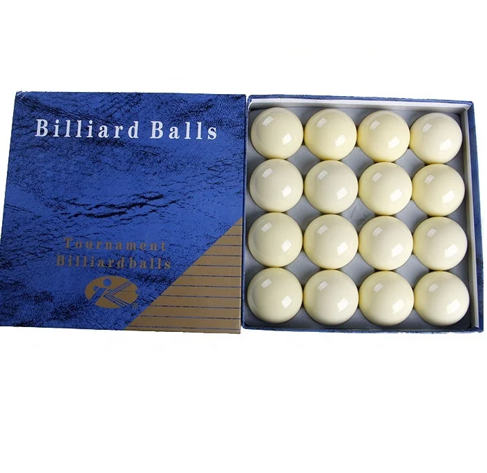 Blue box 3A 52.5mm White color Snooker Ball of Practice Replacement White Billiards Pool Cue Ball