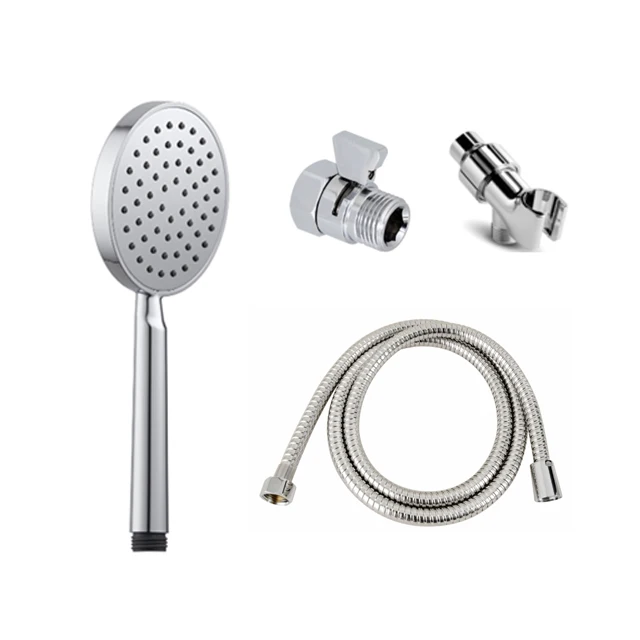 wholesale cheap ABS shower head brass stop valve shower bath set shower set bathroom